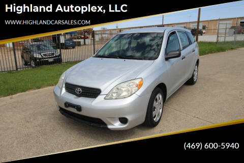 2006 Toyota Matrix for sale at Highland Autoplex, LLC in Dallas TX