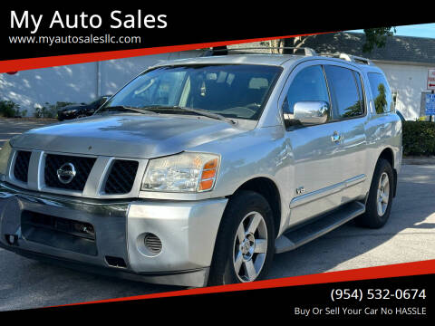 2007 Nissan Armada for sale at My Auto Sales in Margate FL