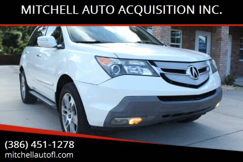 2008 Acura MDX for sale at MITCHELL AUTO ACQUISITION INC. in Edgewater FL