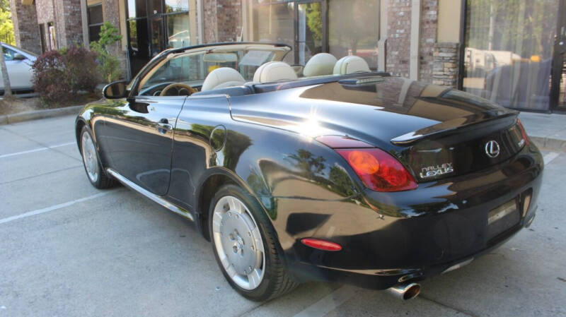 2002 Lexus SC 430 for sale at NORCROSS MOTORSPORTS in Norcross GA