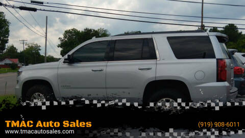 2015 Chevrolet Tahoe for sale at TMAC Auto Sales & Window Tinting in Durham NC