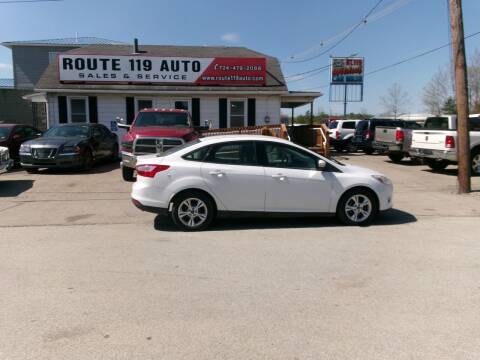 2013 Ford Focus for sale at ROUTE 119 AUTO SALES & SVC in Homer City PA