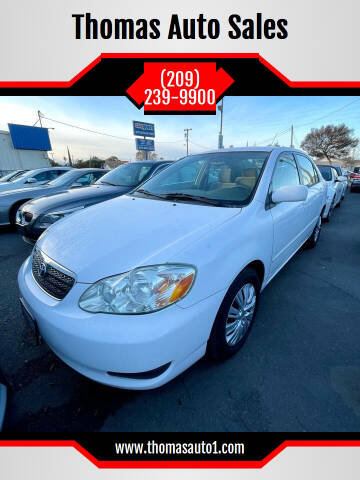 2005 Toyota Corolla for sale at Thomas Auto Sales in Manteca CA