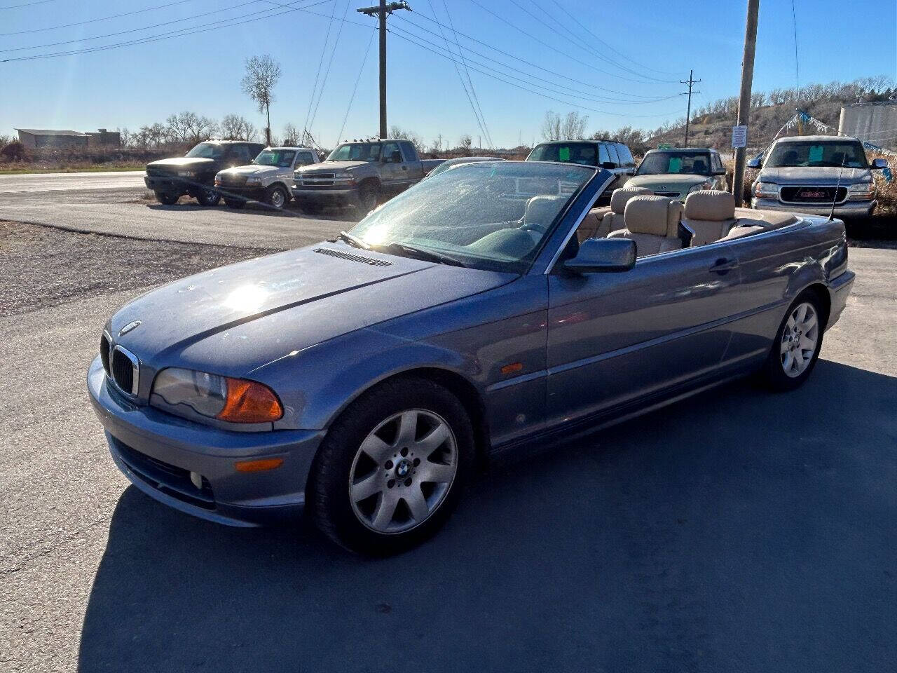 Blue 2001 BMW 3 Series 325Ci Convertible 325Ci 2dr Convertible 2