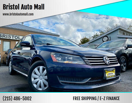 2012 Volkswagen Passat for sale at Bristol Auto Mall in Levittown PA