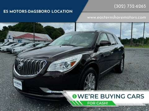 2016 Buick Enclave for sale at ES Motors-DAGSBORO location in Dagsboro DE