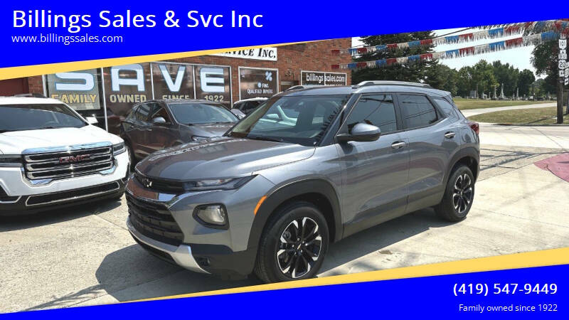 2021 Chevrolet TrailBlazer for sale at Billings Sales & Svc Inc in Clyde OH