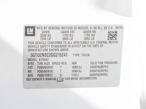 2016 GMC Sierra 1500