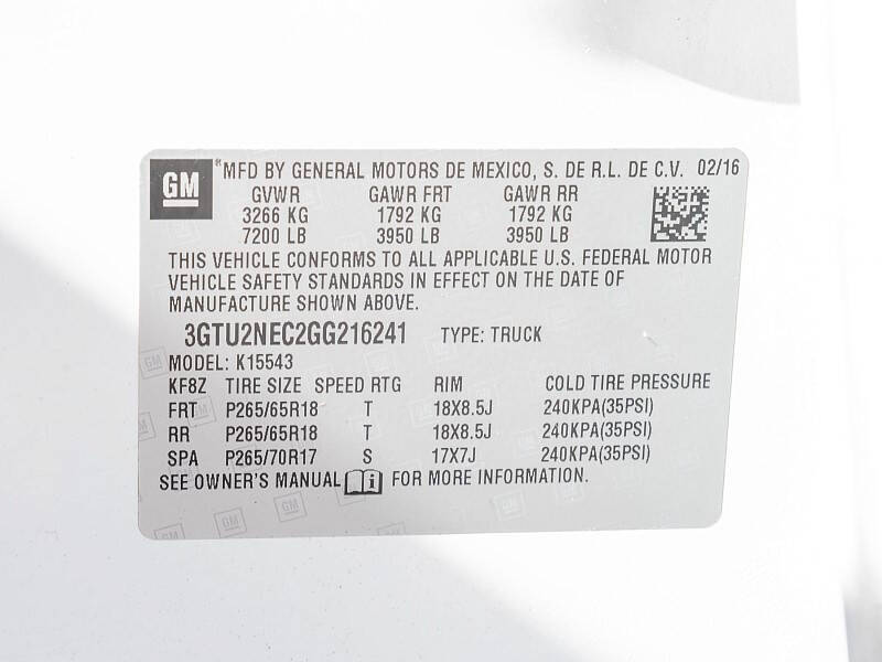 2016 GMC Sierra 1500