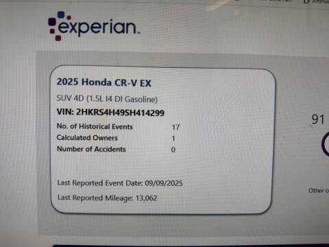 2025 Honda CR-V EX