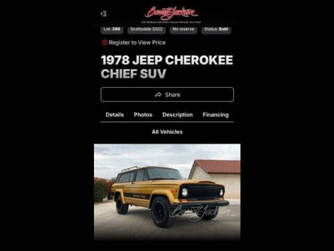 1978 Jeep Cherokee
