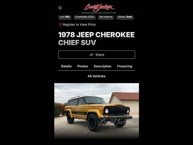 1978 Jeep Cherokee