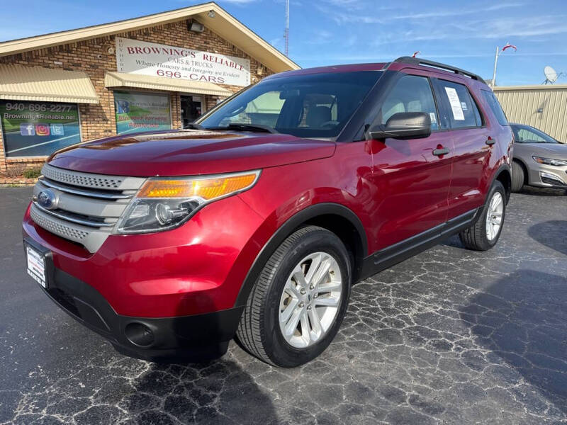 2015 Ford Explorer for sale at Browning's Reliable Cars & Trucks in Wichita Falls TX