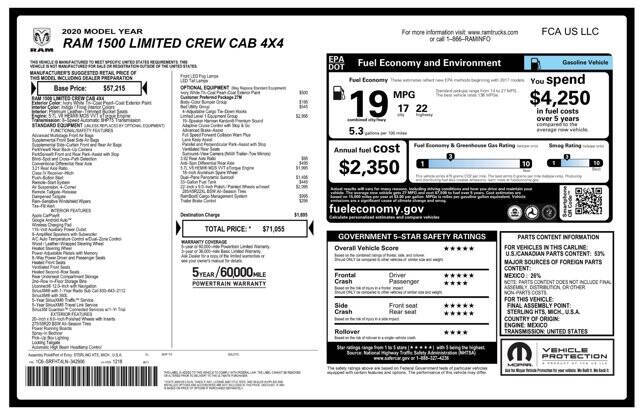 2020 RAM 1500 Limited