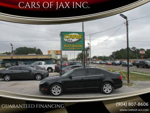 2011 Ford Fusion for sale at CARS OF JAX INC. in Jacksonville FL
