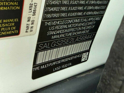 2020 Land Rover Range Rover P525 HSE