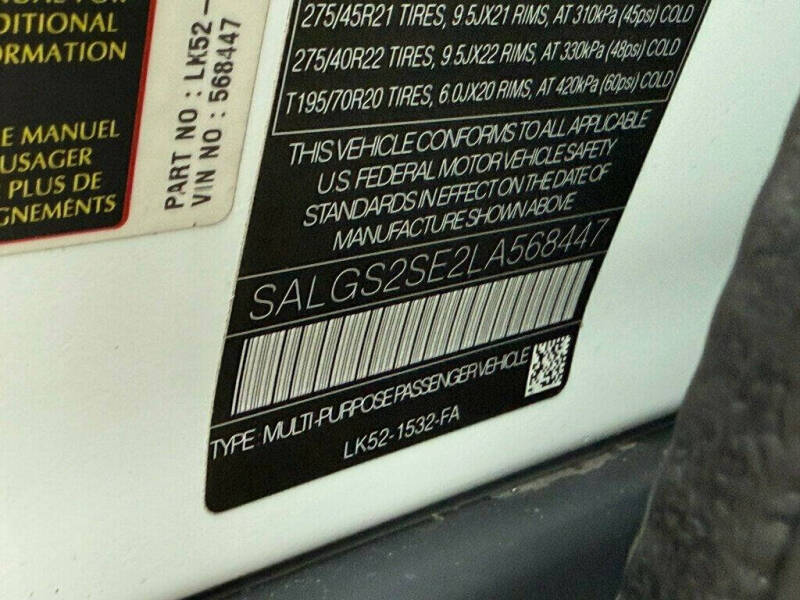 2020 Land Rover Range Rover P525 HSE