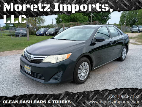 2012 Toyota Camry for sale at Moretz Imports, LLC in Spring TX