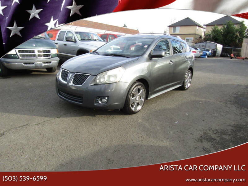 2009 Pontiac Vibe for sale at ARISTA CAR COMPANY LLC in Portland OR