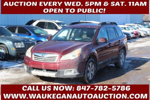2011 Subaru Outback for sale at Waukegan Auto Auction in Waukegan IL