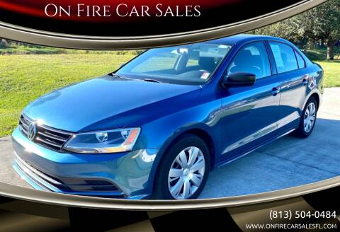 2015 Volkswagen Jetta for sale at On Fire Car Sales in Tampa FL