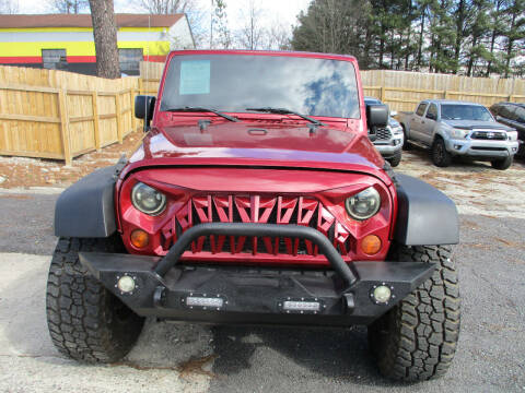 2013 Jeep Wrangler Unlimited for sale at MBA Auto sales in Doraville GA