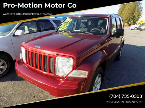 2011 Jeep Liberty for sale at Pro-Motion Motor Co in Lincolnton NC