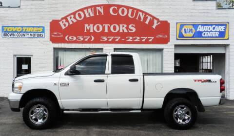 2008 Dodge Ram Pickup 2500 for sale at Brown County Motors in Russellville OH