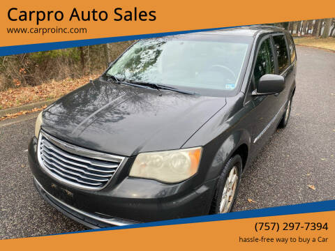 2011 Chrysler Town and Country for sale at Carpro Auto Sales in Chesapeake VA