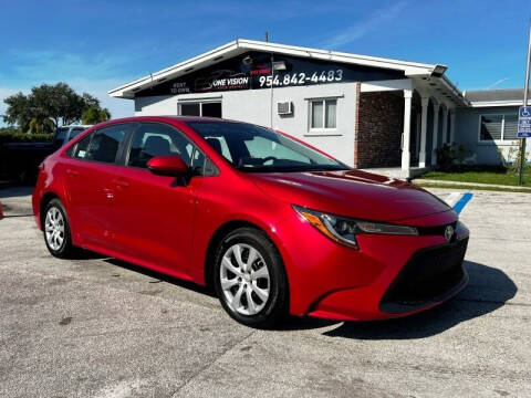 2021 Toyota Corolla for sale at One Vision Auto in Hollywood FL