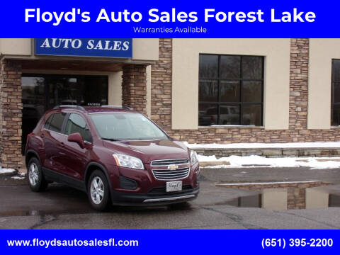2016 Chevrolet Trax for sale at Floyd's Auto Sales Forest Lake in Forest Lake MN