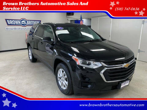 2021 Chevrolet Traverse for sale at Brown Brothers Automotive Sales And Service LLC in Hudson Falls NY