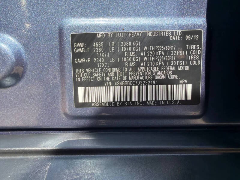 2013 Subaru Outback 2.5i Premium