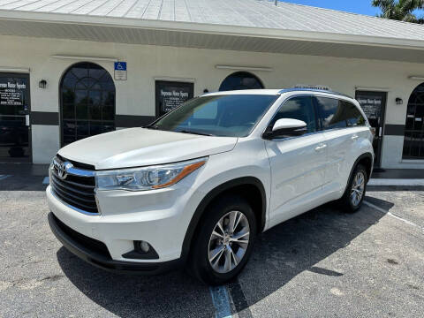 2015 Toyota Highlander for sale at Supreme Motor Sports in North Fort Myers FL