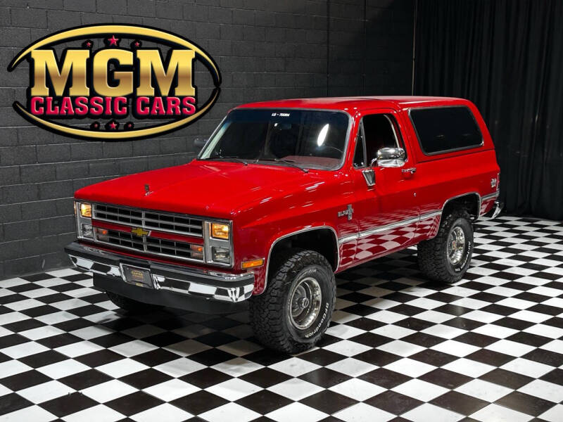 1986 Chevrolet Blazer for sale at MGM CLASSIC CARS in Addison IL