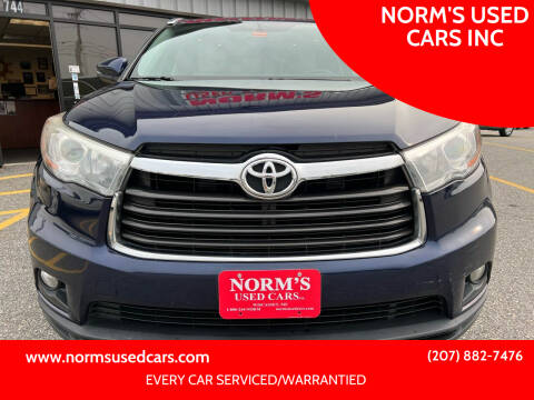 Toyota Highlander For Sale in Wiscasset ME NORM S USED CARS INC