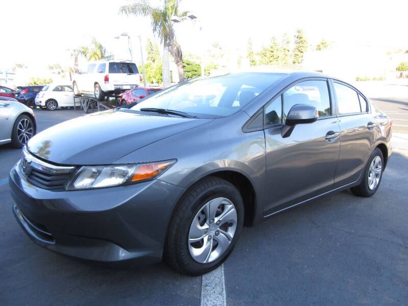 2012 Honda Civic for sale at Eagle Auto in La Mesa CA