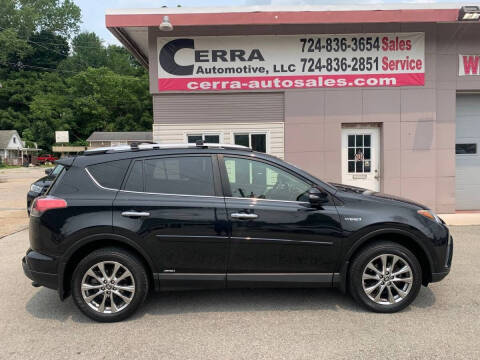 2016 Toyota RAV4 Hybrid for sale at Cerra Automotive LLC in Greensburg PA