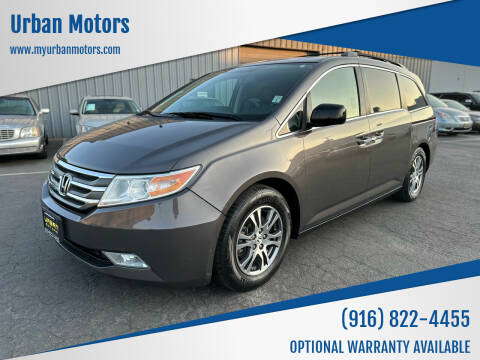 2013 Honda Odyssey for sale at Urban Motors in Sacramento CA