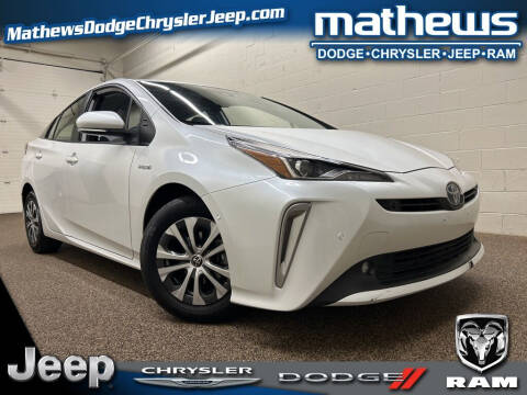 2021 Toyota Prius for sale at MATHEWS DODGE INC in Marion OH