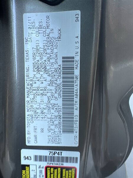 2011 Toyota Tacoma PreRunner V6