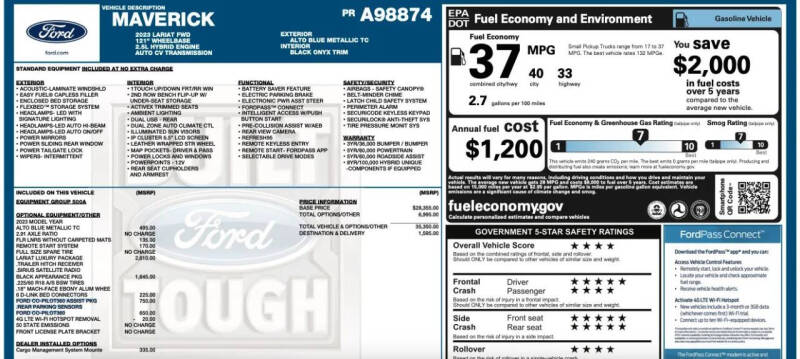 2023 Ford Maverick Lariat
