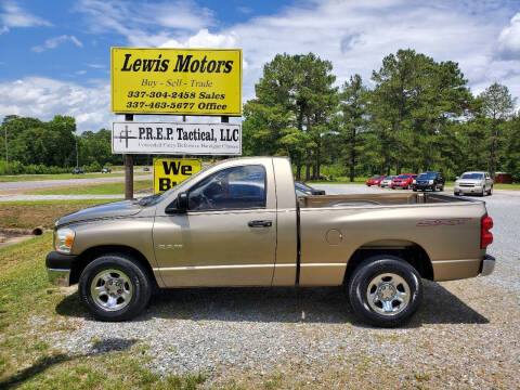2008 Dodge Ram Pickup 1500 for sale at Lewis Motors LLC in Deridder LA