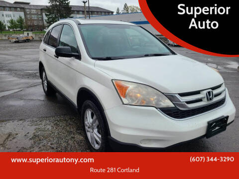 2011 Honda CR-V for sale at Superior Auto in Cortland NY