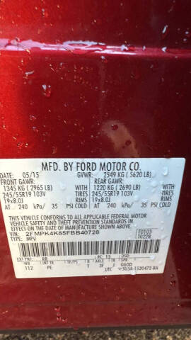 2015 Ford Edge Titanium