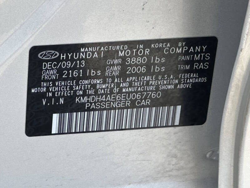 2014 Hyundai Elantra Limited