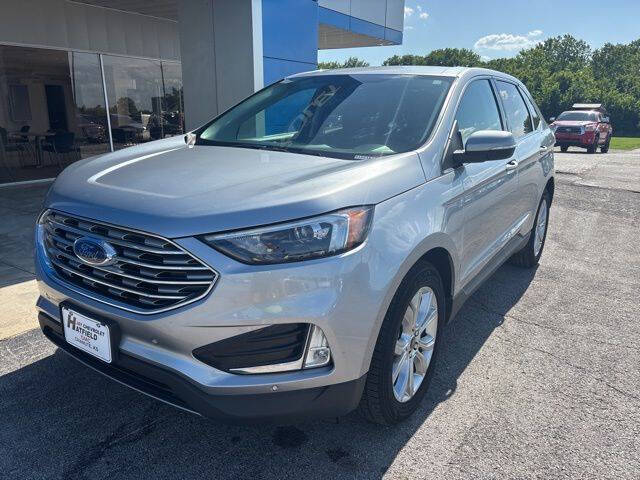 Silver 2023 Ford Edge Titanium AWD Titanium 4dr Crossover 1