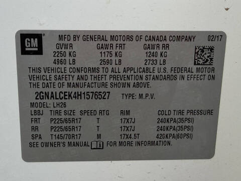 2017 Chevrolet Equinox LT