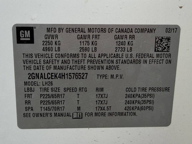 2017 Chevrolet Equinox LT
