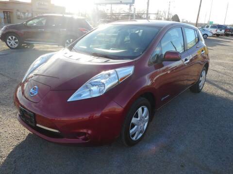 2015 Nissan LEAF for sale at AUGE'S SALES AND SERVICE in Belen NM